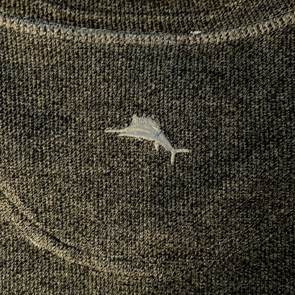 Men's Tommy Bahama Reversible Sweatshirt, Dark Gray/Light Gray, XXXL - Picture 7 of 16